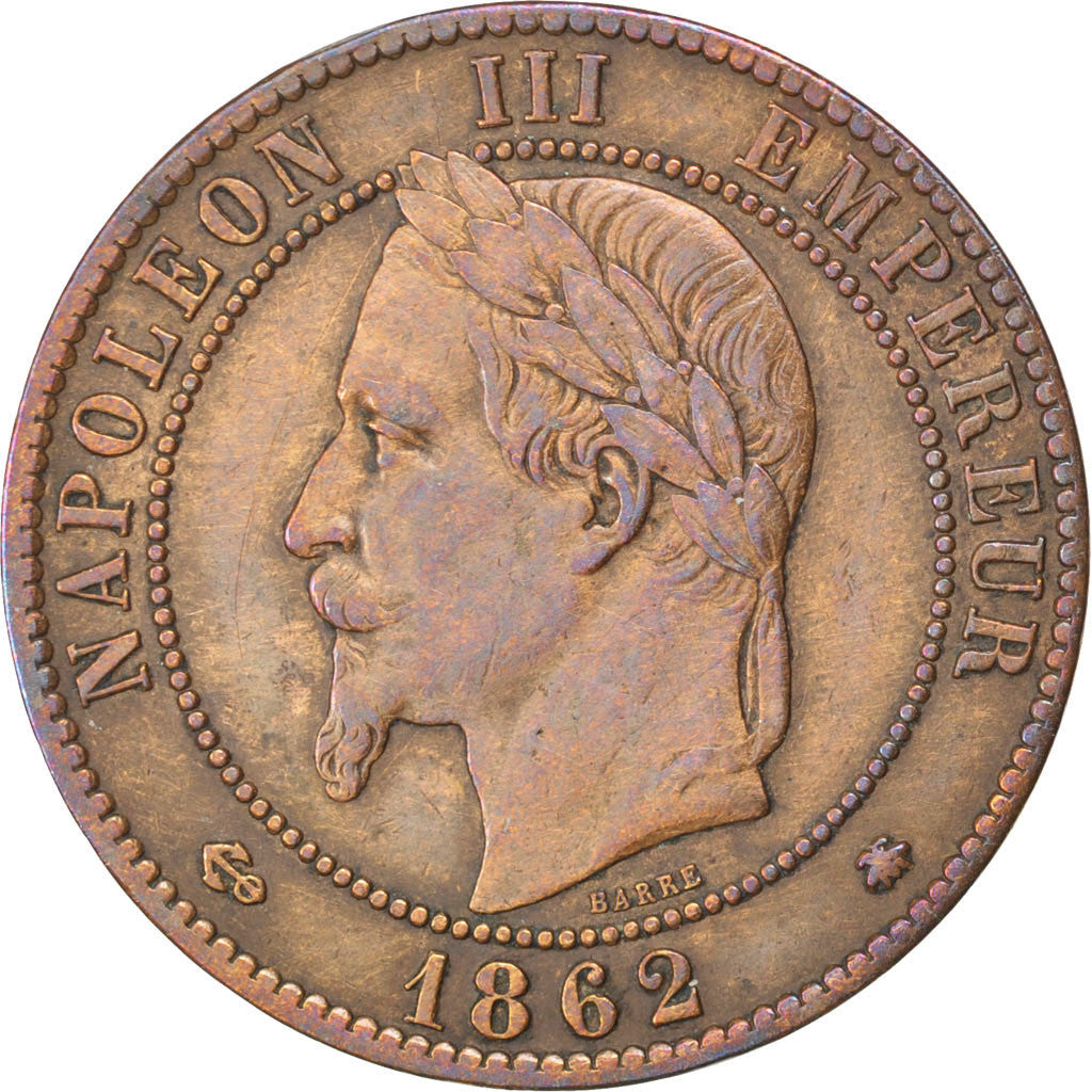 Coin, France, Napoleon III, Napoléon III, 10 Centimes, 1862, Paris, EF(40-45)
