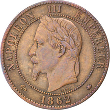Coin, France, Napoleon III, Napoléon III, 10 Centimes, 1862, Paris, EF(40-45)