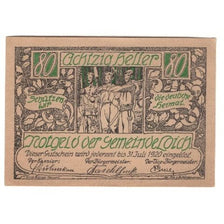 Banknote, Austria, Loich N.Ö. Gemeinde, 80 Heller, Texte 9, 1920, 1920-07-31