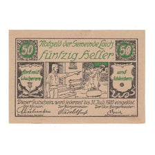 Banknote, Austria, Loich N.Ö. Gemeinde, 50 Heller, Texte 2, 1920, 1920-07-31