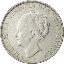 NETHERLANDS, 2-1/2 Gulden, 1938, KM #165, AU(50-53), Silver, 38, 24.93