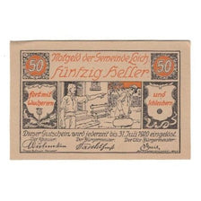 Banknote, Austria, Loich N.Ö. Gemeinde, 50 Heller, Texte 6, 1920, 1920-07-31