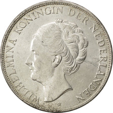 Coin, Netherlands, Wilhelmina I, 2-1/2 Gulden, 1938, AU(55-58), Silver, KM:165