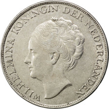 NETHERLANDS, Gulden, 1944, KM #161.2, AU(50-53), Silver, 28, 9.95