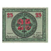 Banconote, Germania, Eutin Stadt, 25 Pfennig, paysage, 1920, 1920-12-31, SPL-