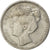 Moneda, Países Bajos, Wilhelmina I, 25 Cents, 1904, MBC, Plata, KM:120.2