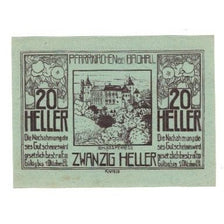 Banknote, Austria, Pfarrkirchen bei Bad Hall O.Ö. Gemeinde, 20 Heller, Texte