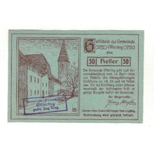 Banconote, Austria, Oftering O.Ö. Gemeinde, 50 Heller, château, 1920