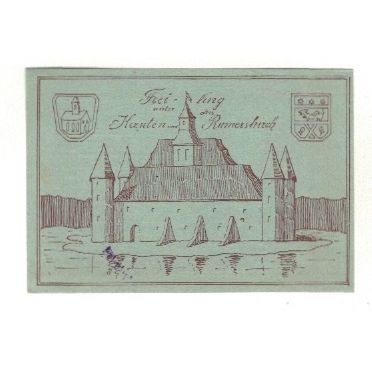 Banconote, Austria, Oftering O.Ö. Gemeinde, 50 Heller, château, 1920