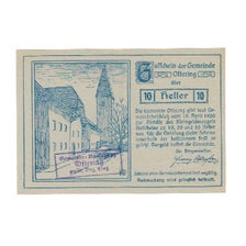 Geldschein, Österreich, Oftering O.Ö. Gemeinde, 10 Heller, château, 1920