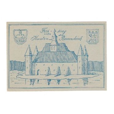 Geldschein, Österreich, Oftering O.Ö. Gemeinde, 10 Heller, château, 1920