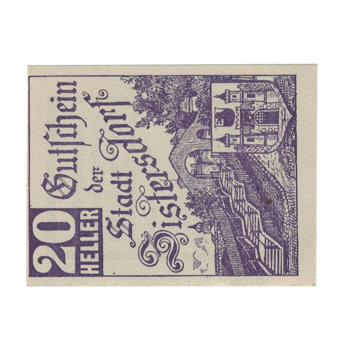 Geldschein, Österreich, 20 Heller, Texte, 1920, 1920-12-31, VZ, Mehl:FS 1277