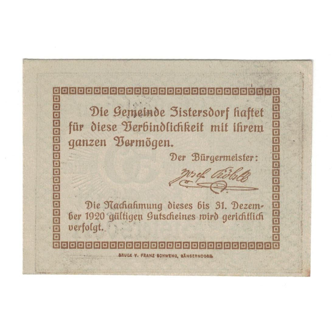 Geldschein, Österreich, 50 Heller, Texte, 1920, 1920-12-31, VZ, Mehl:FS 1277