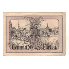 Banknote, Austria, Scharten O.Ö. Gemeinde, 50 Heller, Texte, 1920, 1920-05-02