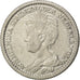 Coin, Netherlands, Wilhelmina I, 25 Cents, 1917, EF(40-45), Silver, KM:146
