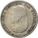 NETHERLANDS, 10 Cents, 1892, KM #116, VF(20-25), Silver, 15.2, 1.36