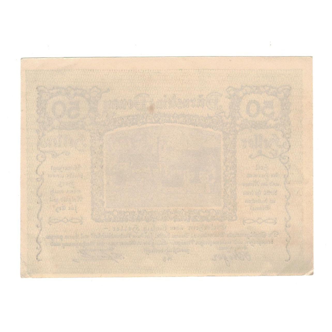 Geldschein, Österreich, Dürnstein N.Ö. Stadtgemeinde, 50 Heller, N.D, 1920
