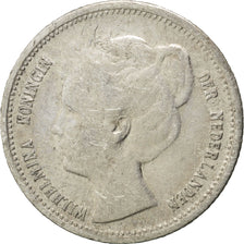 NETHERLANDS, 10 Cents, 1898, KM #119, VF(20-25), Silver, 15, 1.38