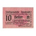 Geldschein, Österreich, Innsbruck Tirol Stadtgemeinde, 10 Heller, N.D, 1918