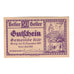 Geldschein, Österreich, Kilb N.Ö. Marktgemeinde, 50 Heller, Texte, 1920