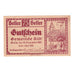 Geldschein, Österreich, Kilb N.Ö. Marktgemeinde, 75 Heller, Texte, 1920