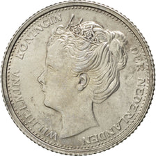 NETHERLANDS, 10 Cents, 1904, KM #136, AU(55-58), Silver, 15, 1.40