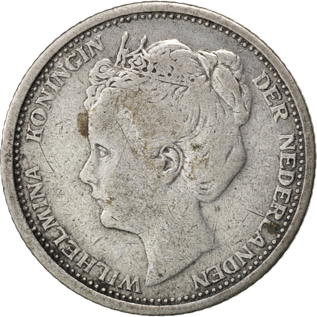 NETHERLANDS, 10 Cents, 1906, KM #136, VF(30-35), Silver, 15, 1.36