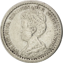NETHERLANDS, 10 Cents, 1912, KM #145, EF(40-45), Silver, 15, 1.38