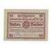 Geldschein, Österreich, Ennsdorf N.Ö. Gemeinde, 10 Heller, village, 1920