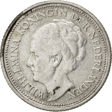 NETHERLANDS, 10 Cents, 1926, KM #163, EF(40-45), Silver, 15, 1.41