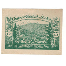 Banknote, Austria, Steinbach am Ziehberg O.Ö. Gemeinde, 75 Heller, paysage