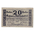 Geldschein, Österreich, Freistadt O.Ö. Stadtgemeinde, 20 Heller, château
