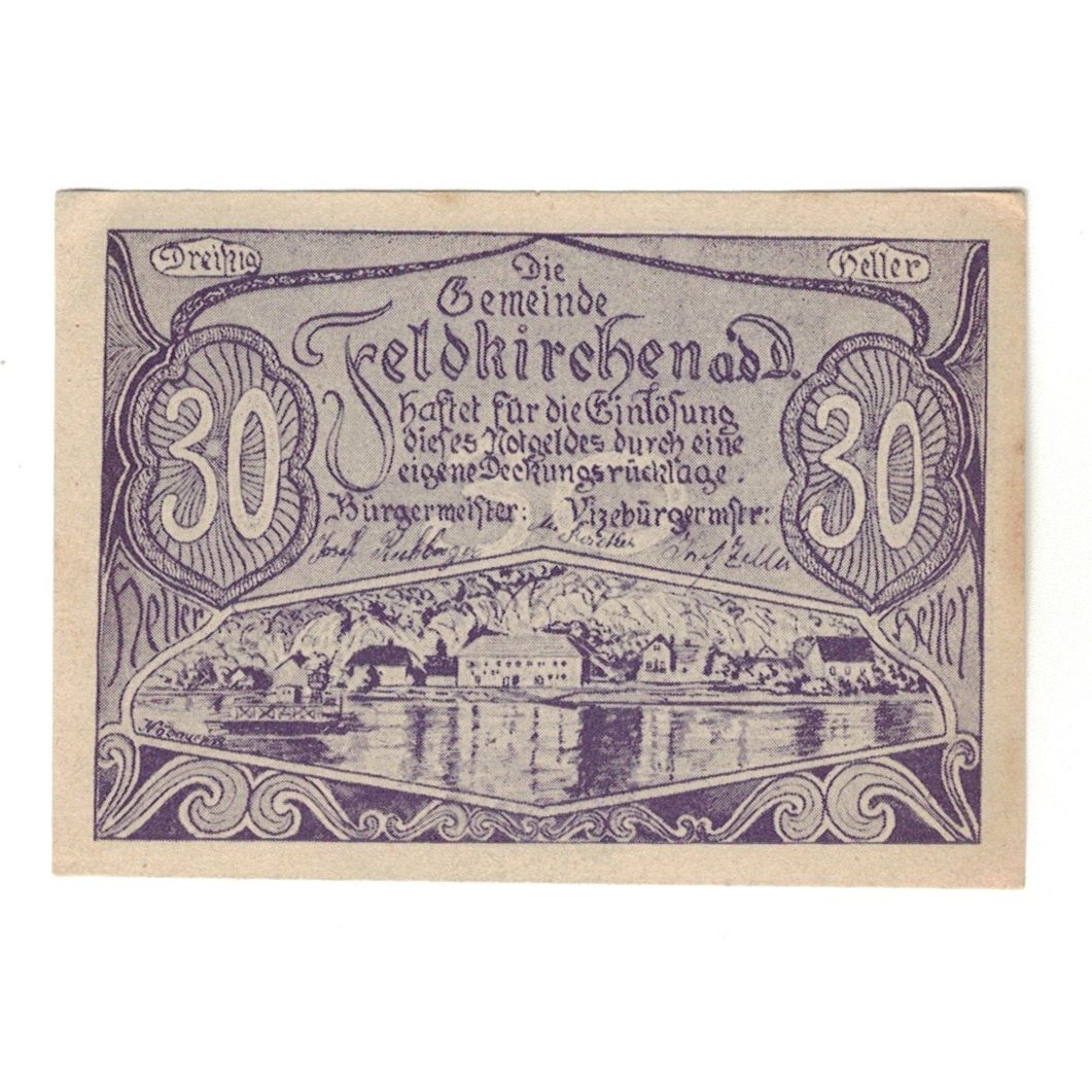 Geldschein, Österreich, Feldkirchen An Der Donau O.Ö. Gemeinde, 30 Heller