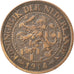 Netherlands, Wilhelmina I, 2-1/2 Cent, 1914, Bronze, EF(40-45), KM:150
