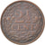 Nederland, Wilhelmina I, 2-1/2 Cent, 1929, Bronzen, ZF+, KM:150