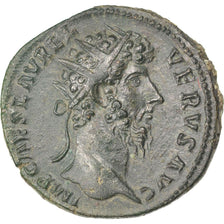 Lucius Verus, Dupondius, Roma, AU(55-58), Bronze, RIC #1292, 12.73