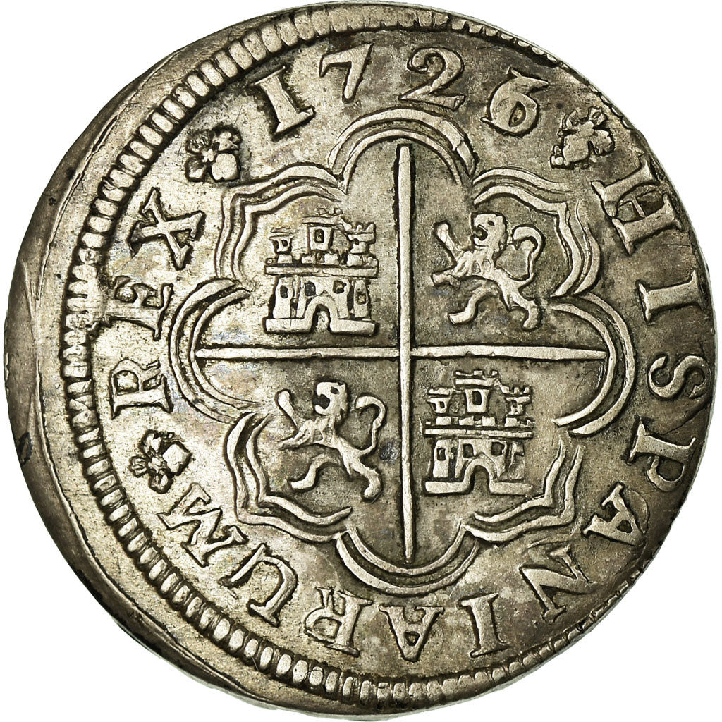 Monnaie, Espagne, Philip V, Real, 1726, Madrid, SUP, Argent, KM:298