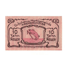 Banknote, Austria, Kremsmünster O.Ö. Marktgemeinde, 10 Heller, Monument, 1920
