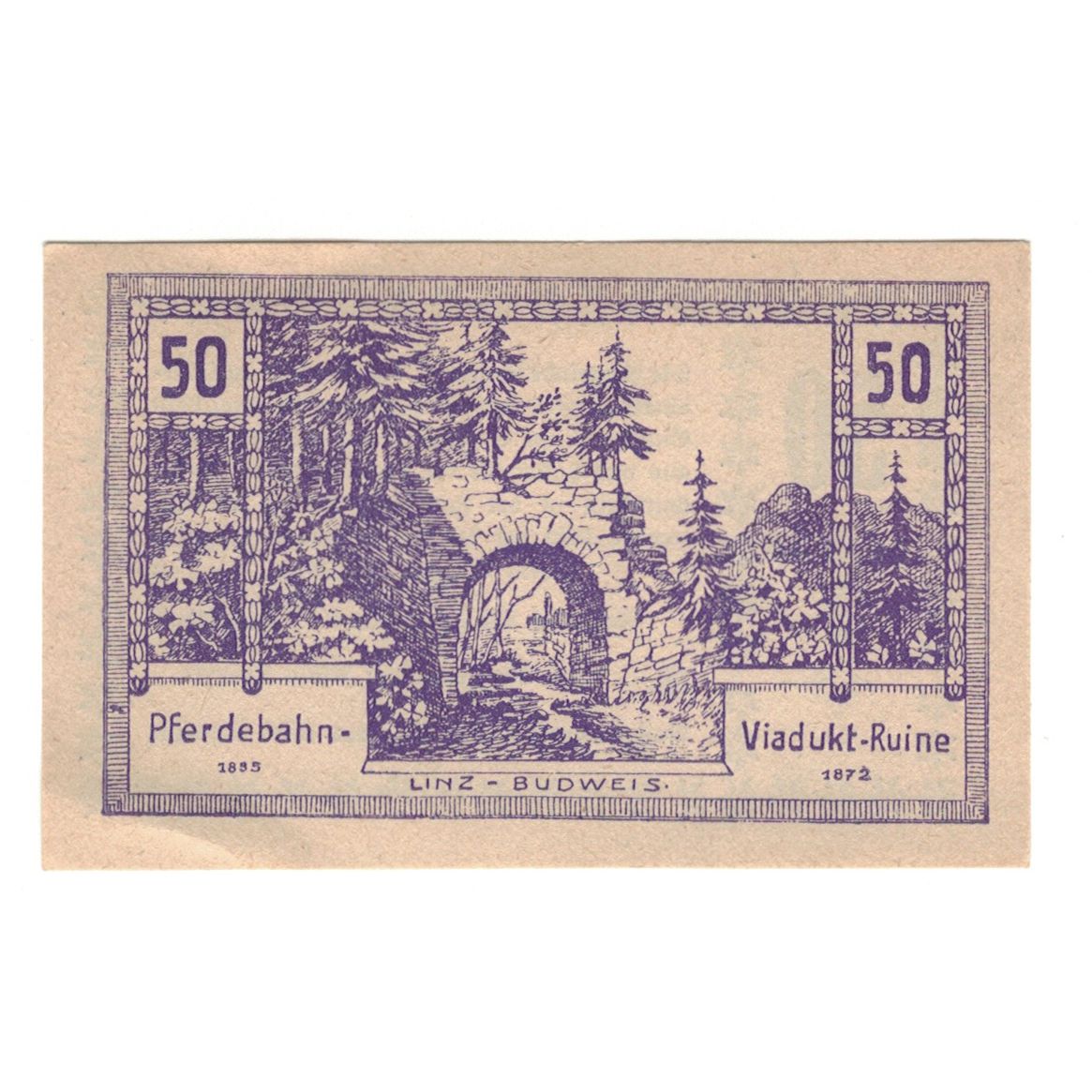 Banknote, Austria, Rainbach O.Ö. Gemeinde, 50 Heller, Texte, 1920, 1920-12-31
