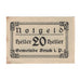 Geldschein, Österreich, Bruck Im Pinzgau Sbg. Gemeinde, 20 Heller, Texte, 1920