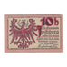 Billet, Autriche, Jochberg Tirol Gemeinde, 10 Heller, paysage, 1921, 1921-01-31