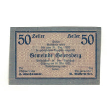 Banknote, Austria, Geiersberg O.Ö. Gemeinde, 50 Heller, valeur faciale, 1920
