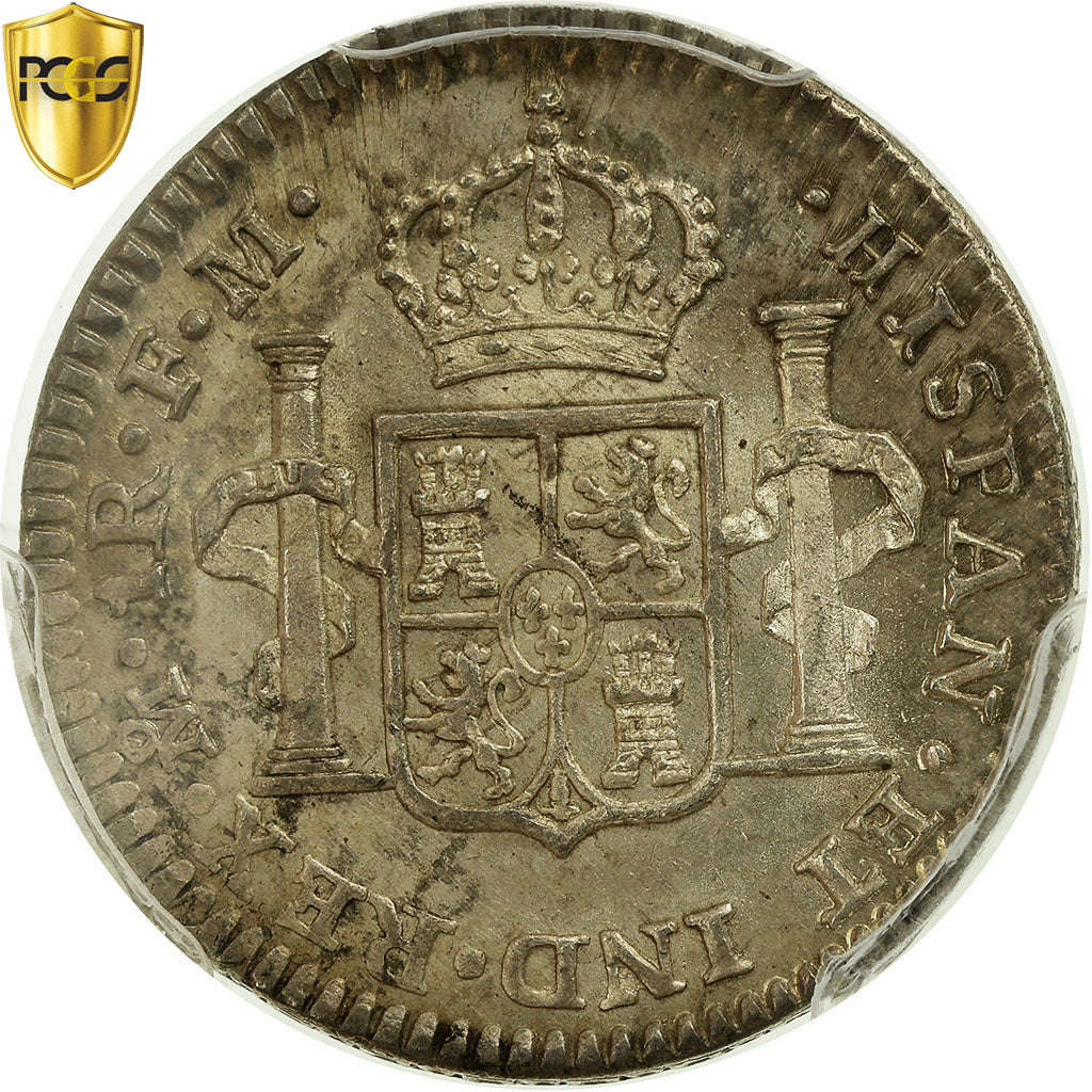 Coin, Mexico, Charles IV, Real, 1800, Mexico City, PCGS, MS62, MS(60-62)