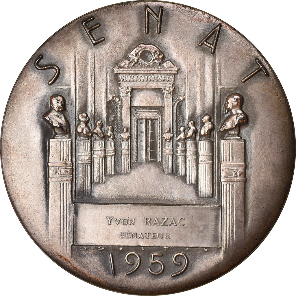 Mauritânia, Medal, Sénat, Yvon Razac, Políticas, Sociedade, Guerra, 1959