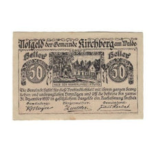 Banknote, Austria, Kirchberg Am Walde N.Ö. Gemeinde, 50 Heller, Texte, 1920