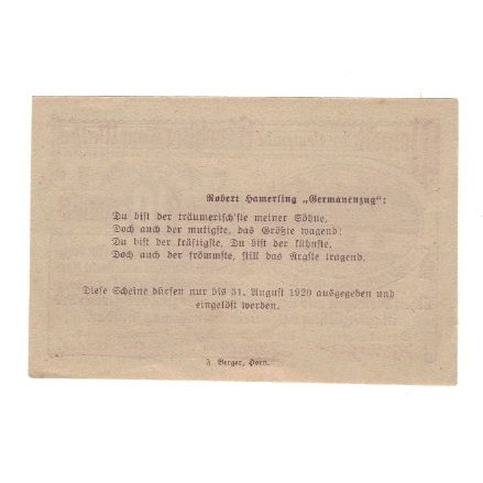 Banknote, Austria, Kirchberg Am Walde N.Ö. Gemeinde, 10 Heller, Texte, 1920