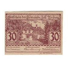 Banknote, Austria, Zell Arzberg O.Ö. Gemeinde, 30 Heller, Texte, 1920