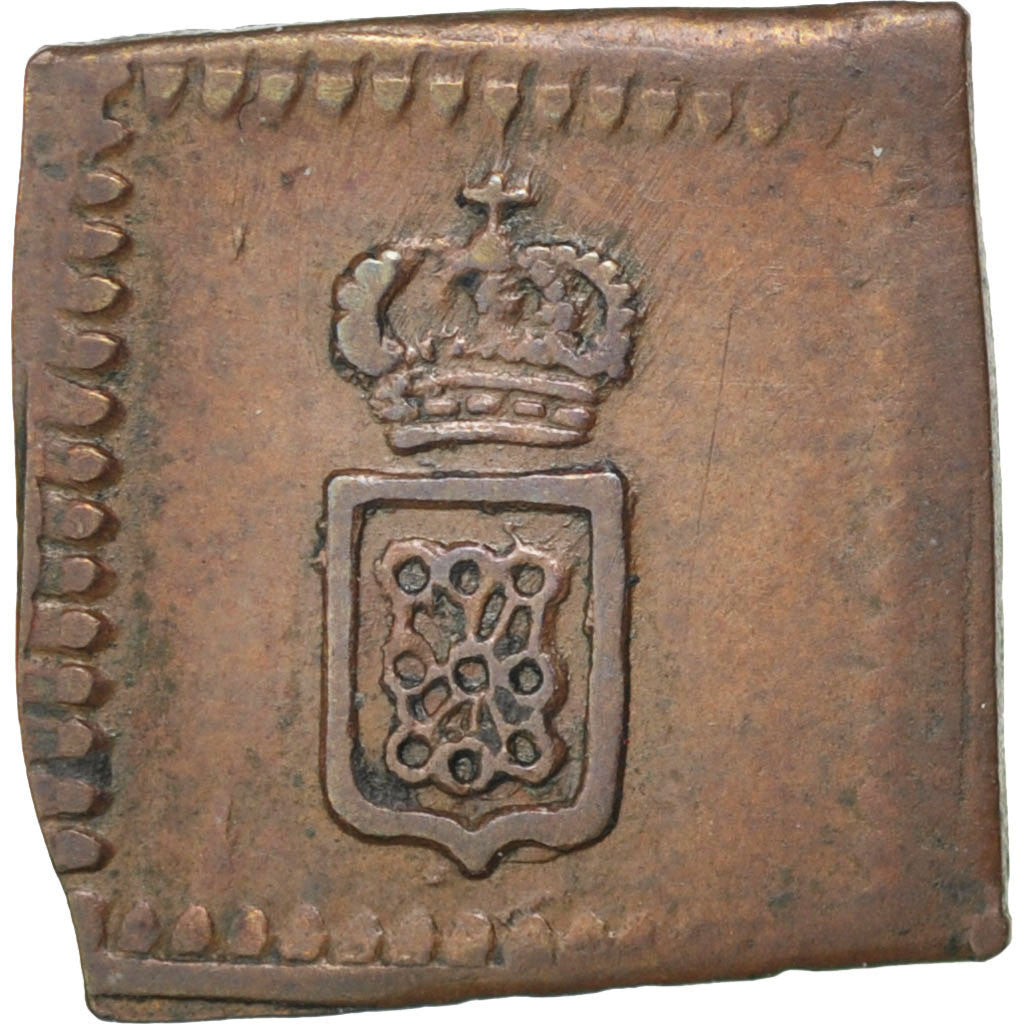 SPAIN, 1/2 Maravedi, 1832, Pamplona, KM #135, AU(50-53), Copper, 1.02
