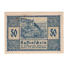 Banknote, Austria, Rehberg N.Ö. Marktgemeinde, 50 Heller, Texte, 1920