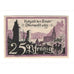Banknote, Germany, Oberwesel Stadt, 25 Pfennig, château, 1921, 1921-03-18